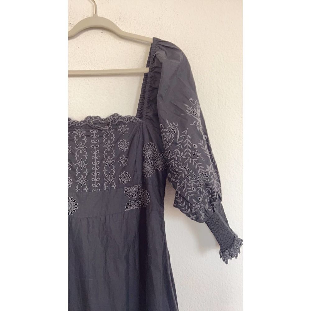 Love Shack Fancy Toulon Dress black US4 - Picture 7 of 11